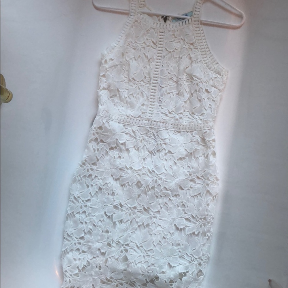 White Lace Boutique Dress